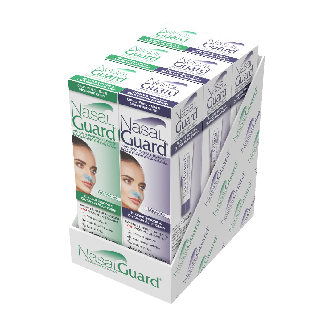 NasalGuard Bloqueador de partículas en el aire, gel nasal | 10 g (paquete de 6)