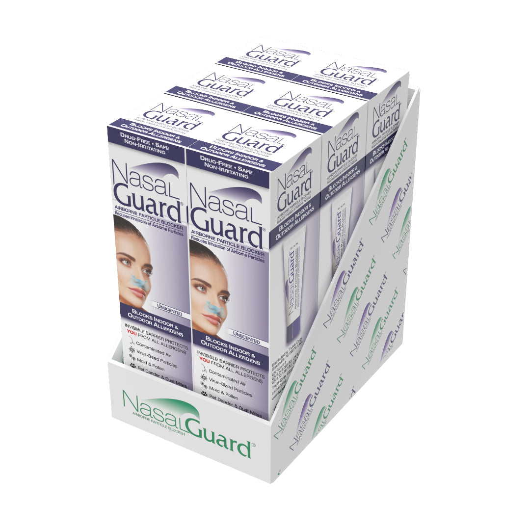 NasalGuard Bloqueador de partículas en el aire, gel nasal | 10 g (paquete de 6)
