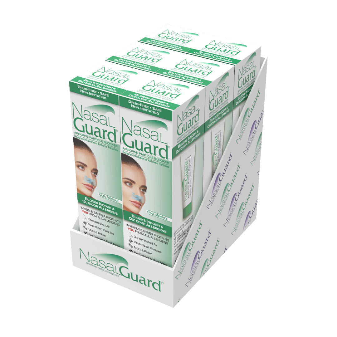 NasalGuard Bloqueador de partículas en el aire, gel nasal | 10 g (paquete de 6)