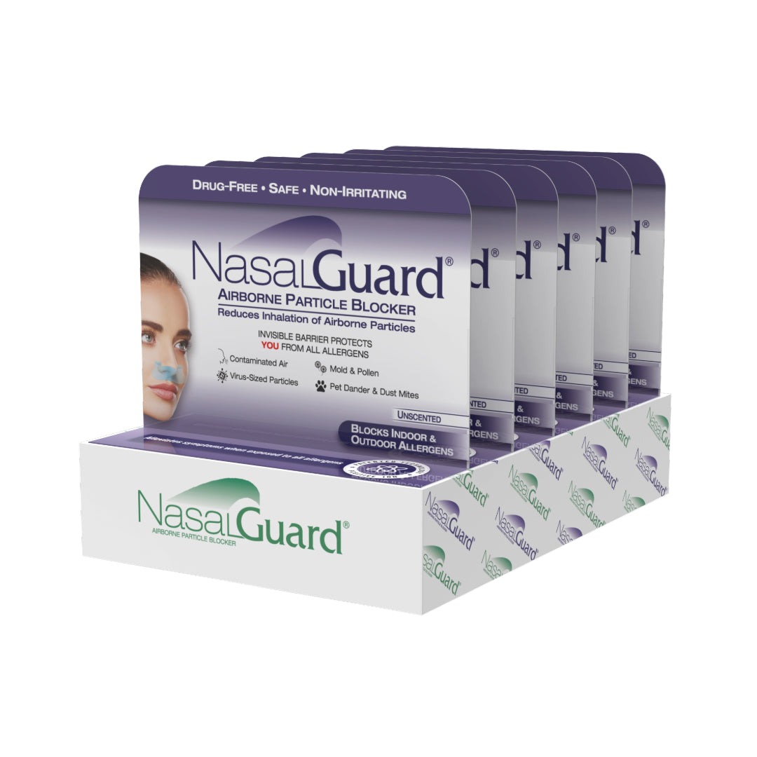 NasalGuard Bloqueador de partículas en el aire, gel nasal | Sin perfume | 3g | (Paquete de 6)