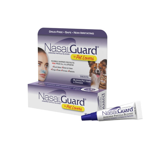 NasalGuard para amantes de las mascotas: gel, sin medicamentos, sin perfume, tubo de 3 g